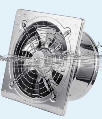 Malý priemyselný výfukový ventilátor